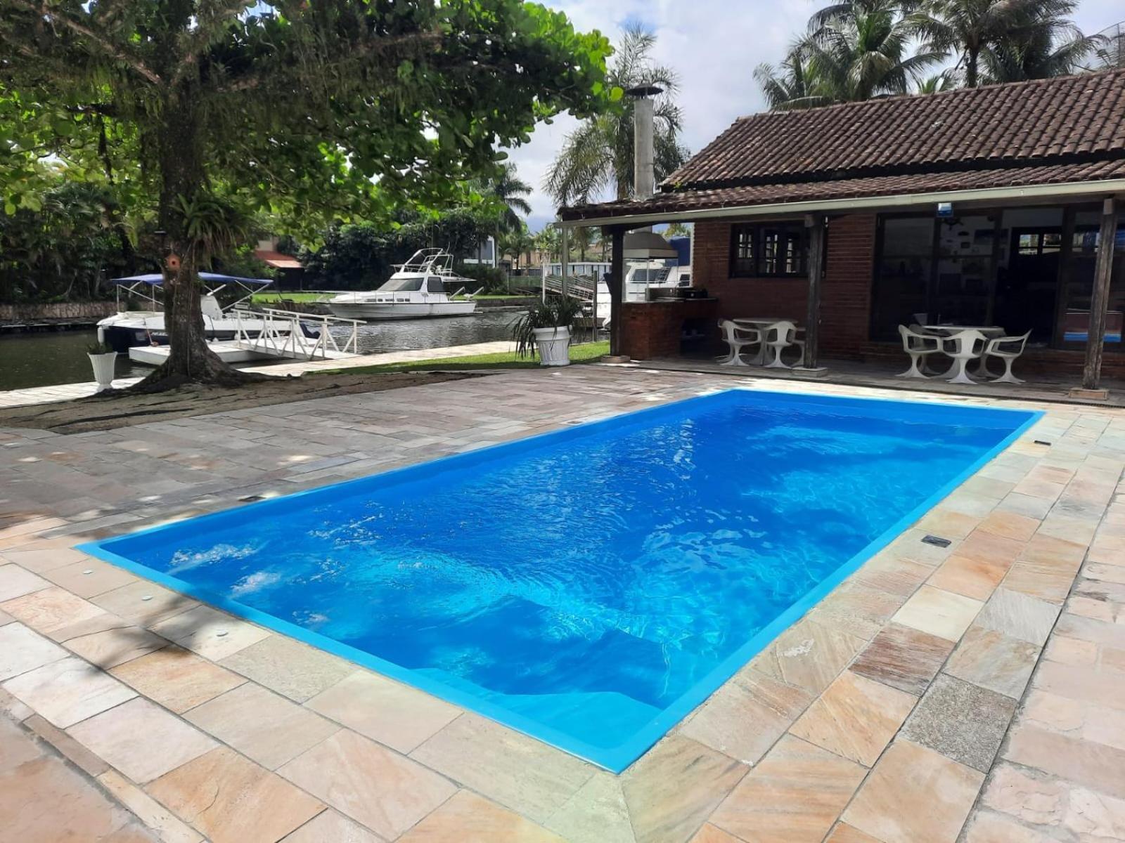 Casa Na Marina Com Piscina Churrasqueira E Pier Guarujá Exterior foto